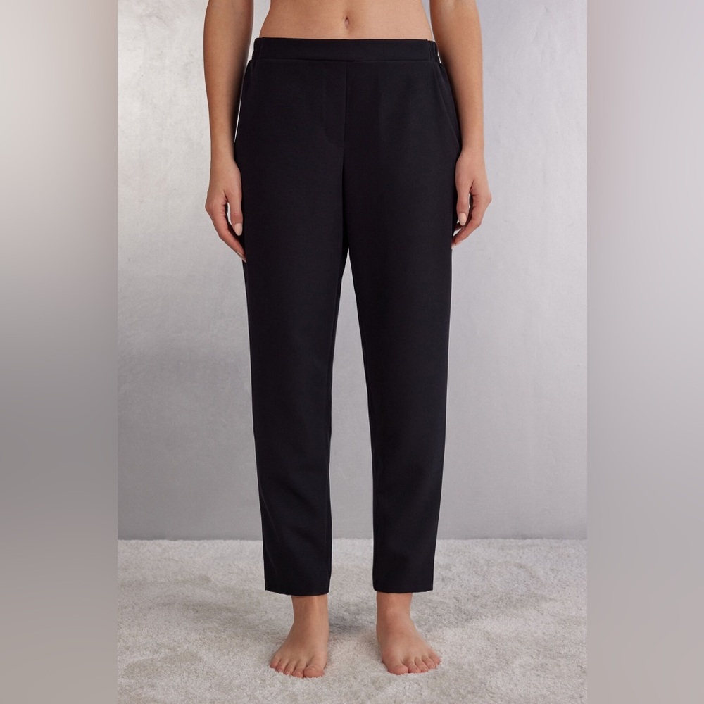 Intimissimi - Trousers with Pockets - Black - Women’s Small